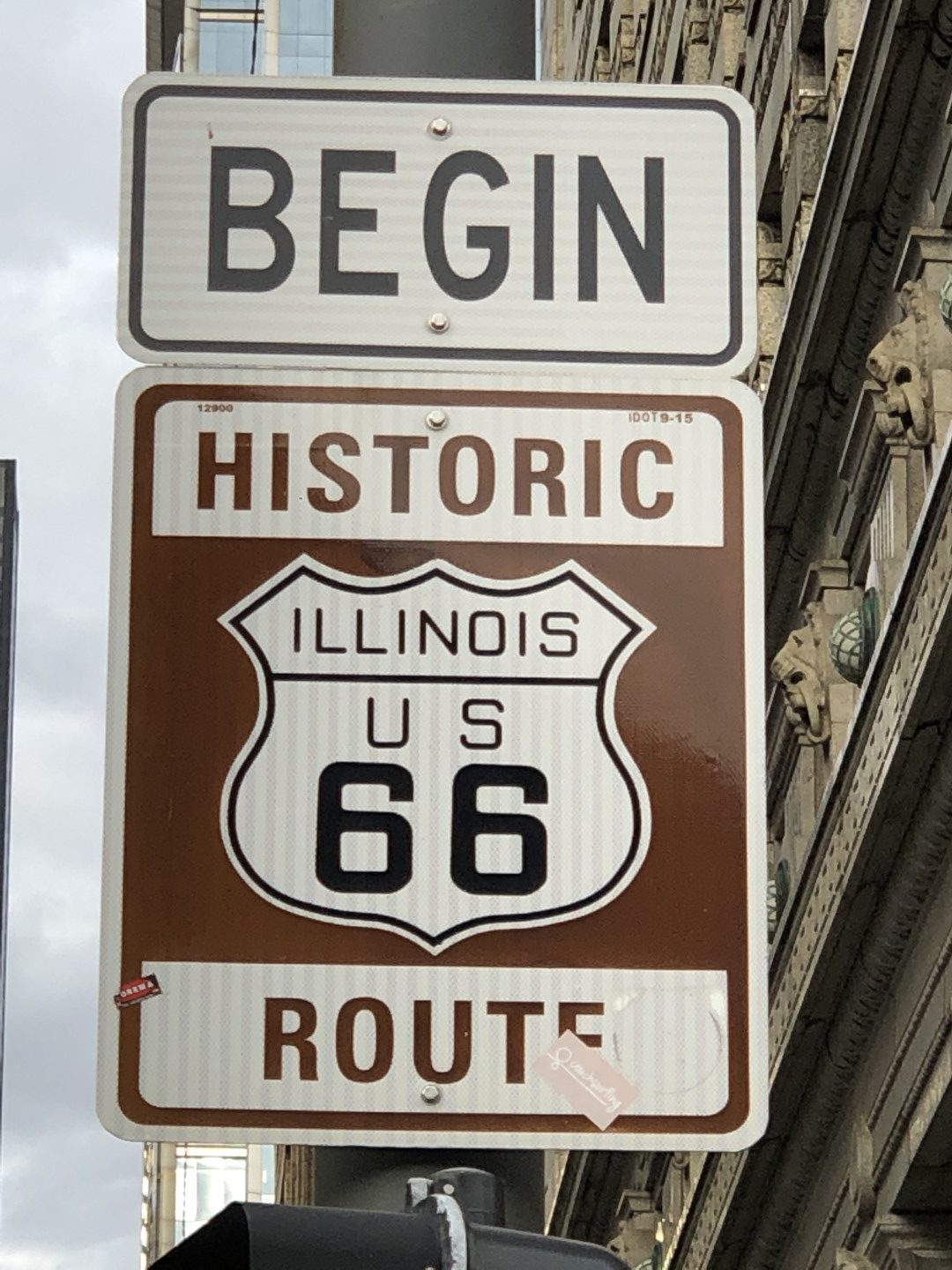 Begin Historic Route